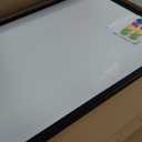 Magnetic White Board for Wall, 36" x 24", Decorative Wooden Frame, Black