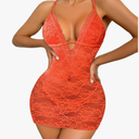 Avidlove Women Babydoll Lingerie Lace Chemise Halter Nightwear Teddy Dress, S