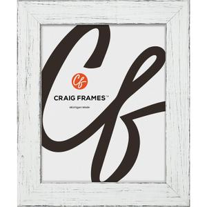 Craig Frames Jasper, 9x16 Picture Frame, Rustic Farmhouse White