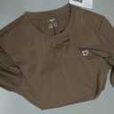 G Gradual Men's Sun Protection Swim Shirt UPF 50+ Rash Guard Short Sleeve Quick Dry Water Hiking Workout Shirts for Men (Brown, M)