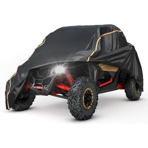 KEMIMOTO X3 Cover 2 Seater, Waterproof Oxford Cloth Long Lasting Keep Clean Cab Enclosure UTV Cover, 134"73"60" Medium, Compatible with Can-Am Maverick X3 2017-2025