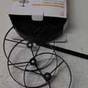 6 Tier Rotating Jewelry Organizer Stand, 230 Holes Earring Holder Organizer for Women Girls, Spinning Earring Tree with Ring Holder, Wide Base for Bracelets Watches Lipstick