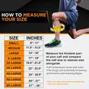 Doc Miller Compression Calf Sleeve for Men & Women – 20-30mmHg Graduated Support for Running, Shin Splints, Calf Strain – Knee High, 2X-Large REGULAR, Skin/Nude