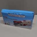 Handheld Sewing Machine, Mini Sewing Machine for Quick Stitching, Electric Portable Sewing Machine for Beginners, Hand held Sewing Device for DIY, Fabrics, Clothes, Home and Travel, White