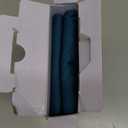 Texas Linen Co. 100% Egyptian Cotton Pillow Cases - 600 Thread Count Pillow Cases Queen/ Standard Size Set of 2, Soft & Breathable Extra Long Staple Sateen Weave Cotton Pillow Covers for Bed - Teal