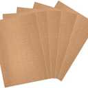 salbsever Clay Mat 5 Pack Non Skid Mat Nonstick Heat-Resistant Polymer Clay Craft Mat for DIY Crafts Projects, Clay Pottery, Bake Clay Tool Oven, 11.8 x 7.9 Inches, Copper,Pack Of 2