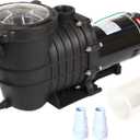 TOPWAY 2HP 110v Swimming Pool Pump 111GPM Filter Garden lnground and Above Ground Pools Water Pump