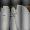 Hotel Grand Goose Feather Down Fiber Pillows King Size Set of 2, 100% Cotton Cover, Medium Firm, Hotel Collection 2Inch Gusseted Bed Pillows for Back, Stomach or Side Sleepers, 18"x34", White