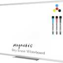 XBoard Magnetic Dry Erase Board/Whiteboard, 36 X 24 Inches Double Sided White Board, Silver Aluminium Frame
