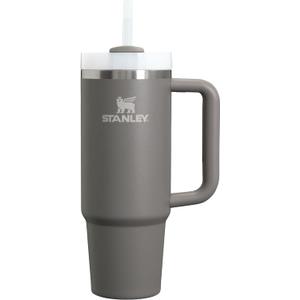 STANLEY Quencher H2.0 Tumbler with Handle and Straw 30 oz | Flowstate 3-Position Lid | Cup Holder Compatible for Travel | Insulated Stainless Steel Cup | BPA-Free | Stone