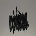 Fabbay 36 Pcs Branch Treat Sticks Halloween Candy Apple Colored Craft Sticks 6 Inch Wood Simulation Candy Bar Supplies for Chocolate Caramel Apples Halloween Party Supplies(Black)