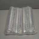 100Counts 12 OZ. Hard Plastic Cups Fancy Disposable Cups for Party, 12 Ounce Clear Elegant Wedding Cups Disposable Wine Glasses for Parties