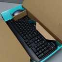 Logitech MK335 Quiet Wireless Keyboard and Mouse Combo - Black/Silver Keyboard and Mouse Combo Wireless, Ambidextrous