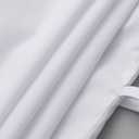 SUNNOW Women's Pleated Bust Button Down Shirt Tie Back Fitted Short Sleeve Blouse Casual Tops (White, M)