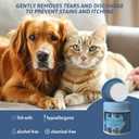 Danliss Dog Eye Wipes Gently Remove Tear Stain, Debris and Discharge. Pet Eyes Cleaner Wipes for Dogs & Cats, Remove Crust, Mucus. Soft Pet Tear Wipes, Hypoallergenic with Aloe & Chamomile 80 Pcs, Exp Date: JUN 09, 2028