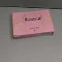 Rosa Star Short Wig Ombre Brown Mixed Blonde Hair Wigs Natural Curly with Bangs Synthetic Hair Fibers Heat Resistant Full Wig for Women