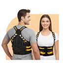 BigRose Posture Corrector for Women and Men, X Power Support Belt for Back Pain Relief with Adjustable Shoulder Straightener, Upper Lower Lumbar Neck Support, Comfortable Back Brace, Small