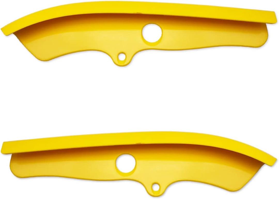 Car Front Bumper Lip Guards Protector Exterior Decor Compatible with Dodge Challenger 2015-2022 R/T Scat Pack, 2015-2018 SRT 392, 2019-2022 GT, 2017-2019 T/A, Yellow