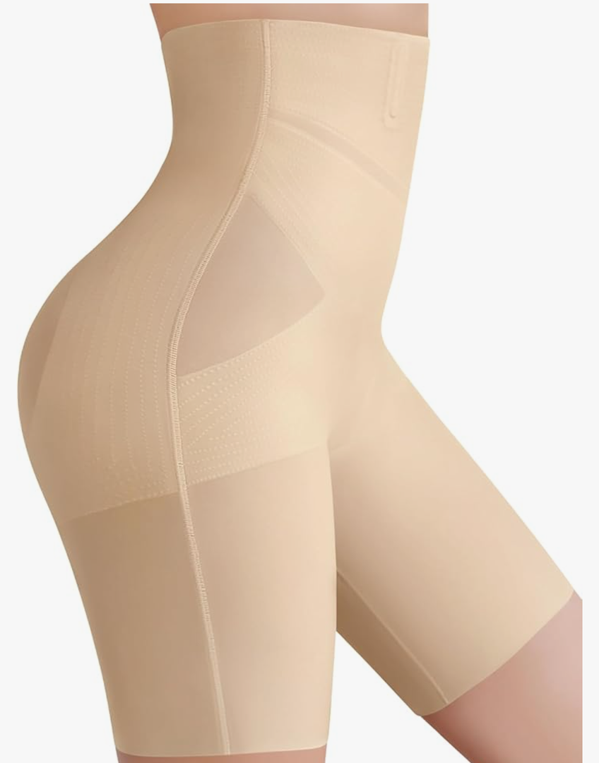 Djpoaug Tummy Control Shapewear for Women, High Waisted Body Shaper Shorts Butt Lifting Shapewear Panties Under Dress,  XXXL