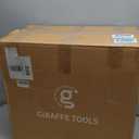 Giraffe Tools Retractable Hose Reel with 1/2 Inch x 100FT, Heavy Duty Ground Mount Garden Hose Reel, Automatic Rewind,with 9-Function Sprayer Nozzle & Flexible Swivel Base