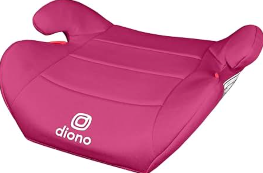 Diono Solana Lite Backless Booster Car Seat, Lightweight & Portable for Travel, Machine Washable Covers, 40-100 lbs; Date of Manufacture: 04/2026