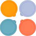 1 Cup Silicone Replacement Lids Storage Cover for Anchor Hocking Glass Bowls (Container not Included) 4 Pack Microwave, Dishwasher and Freezer Safe