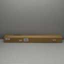 KAMANINA 1 Inch Curtain Rod Single Drapery Rod 36 to 72 Inches (3-6 Feet), Bronze Curtain Rods for Windows, Twisted Cage Finials