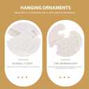 VOSAREA 3pcs Christmas Angel Wing Ornament Glitter Angel Wings Decor Christmas Tree Hanging Pendant for Party Favor DIY Crafts