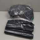 Plasticplace 64-65 Gallon Trash Can Liners for Toter  1.2 Mil  Black Heavy Duty Garbage Bags  Rolls  50 x 60 (100 Count) (W65LDBTL12RL)