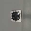 Kitchen Timers for Cooking, Chef Cooking Timer Clock with Loud Alarm,100% Mechanical Desk Timer - No Batteries Required - Magnetic Backing, Exquisite Stainless Steel Body - Countdown Reminder Magnetic (Black)