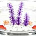 Wide Glass Cylinder Vase, 4" Tall x 8" Wide Thick Heavy Duty Glass Vase for Flower, Plants - Decorative Glass Bowl for Succulents, Indoor Plants, Terrarium, Hydroponic Gardening, Home Decor