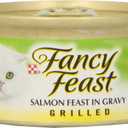 24 x Fancy Feast Cat Food Grilled Salmon Feast In Gravy, 3 oz (EXP 12/31/27)
