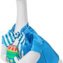Geyoga Easter Porch Goose Outfit 23inch Funny Bunny Goose Outfit with Egg Bunny Geese Clothes for Happy Easter Outdoor Garden Porch Door Pathway Yard Decor
