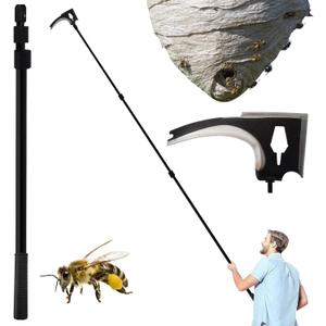 Wasps Nest Remove Tool Scraper Kit for Clean Hornets Yellow Jacket Bee Huge Nests Removal Trap
