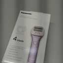 Panasonic Electric Shaver for Women, Cordless 4-Blade Shaver, Bikini Attachment, Pop-Up Trimmer, Wet Dry Operation, Electric Razors for Women - ES-AWL8AV (Purple)