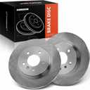 A-Premium 11.81 inch (300.00mm) Rear Solid Disc Brake Rotors Compatible with Chevrolet, Buick, Pontiac, Saturn Models - Uplander 2005, Terraza 2005, Montana 2005, Relay 2005, 2-PC Set
