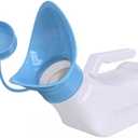 Female Urinal Spill Proof 32 oz (1 Pack) - Urinal for Women - Pee Funnel - Women Bed Pan - Portable Urinals for Women - Sturdy Female Urination Device for Car Travel, Road Trip Essentials