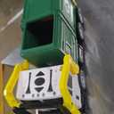 JOYIN Large Friction Powered Garbage Truck Toy Set, Includes Dumpster, Garbage Bins, and Learning Cards for Kids, Boy Toys Birthday Gift for Boys Girls Kids Toddler Gift for Christmas (Green)