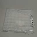 56 Grids Clear Jewelry Box, Plastic Jewelry Organizer Earring Storage Organizer Display Case Craft Storage Container