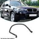 Radiator Hose Heater Hose Radiator Outlet Hose Pipe for BMW X3 2006 No.64213400417 Rubber Coolant Hose Black 1 Pc