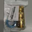 American Valve 3/4" Inch 3 Pack Solid Brass Hose Connection Vacuum Breaker Backflow Preventer Connector with Allen Wrench+Headless Hex Set screws