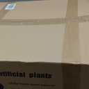 Artificial Topiary Ball Tree, 2 Pack Artificial Plants Outdoor, Ball Shaped Boxwood Topiary, Artificial Shrubs Potted for Indoor and Outdoor (22inch)