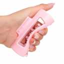 The Original Mello Hair Claw Clip Squishy Claw Clip Made in Korea Patent Pending 30021976 (Pink, Medium)