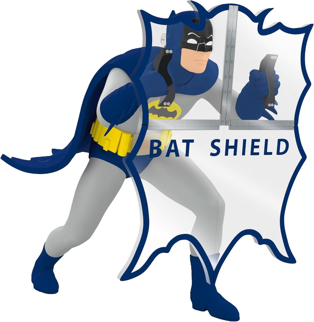 Hallmark Keepsake Christmas Ornament, Batman The Classic TV Series Behind the Bat-Shield, Gifts for DC Comics Fans