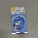 Sliding Door Lock for Kids Safety: 4 Pack Window Locks Child Proof Slide Glass Door Locks, Baby Proofing Closet Cabinet Patio Security Bar, No Drill Toddler Childproof Slider Door Window Stop