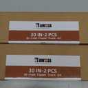 Bifold Door Hardware Kit, 2-Pack 30-Inch Bi-fold Closet Door Track Kit Bifold Closet Door Hardware Kit Folding Door Hardware Repair Replacement Tool Kit