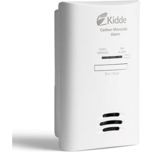 Kidde Carbon Monoxide Detector, Plug In Wall with AA Battery Backup, Test-Hush Button Kidde Carbon Monoxide Detector, Plug In Wall with AA Battery Backup, Test-Hush Button