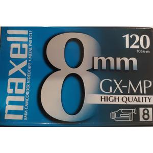 Maxell GX-MP Metal Particle PG-120 Video Cassette Tape for 8mm Camcorder
