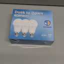 Dusk to Dawn Light Bulbs Outdoor, 13W(100W Equivalent), 6000K Daylight, Automatic On/Off Outdoor Security Light, Sensor A19 E26 Bulbs Photocell for Wall lamp Porch Garage Yard, Christmas Gifts, 2 Pack