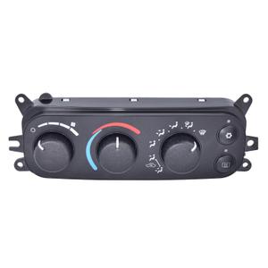 599-212 HVAC A/C Heater Climate Control Module Compatible with Dodge Ram 1500 2500 3500 2002-2005 & Dakota 2001-2004 AC Control Panel Replace# 55055905AA 55055905AD 55055905AE 55055905AF